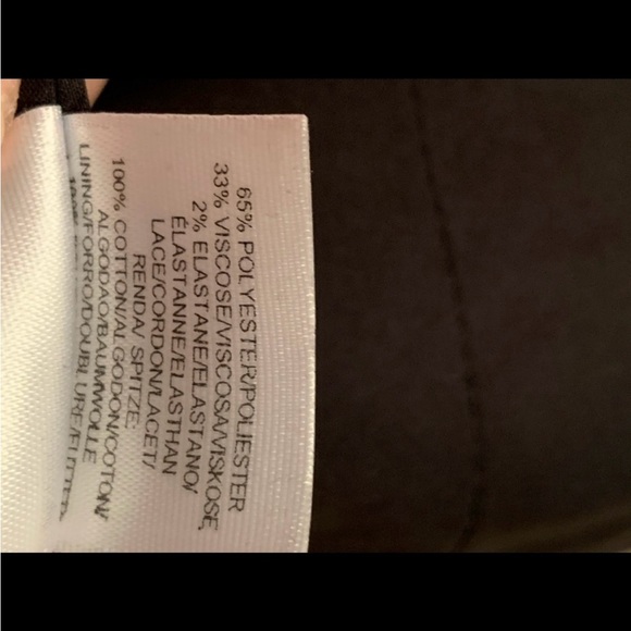 NWT Ann Klein linen and lace dress - 12 - Picture 3 of 5